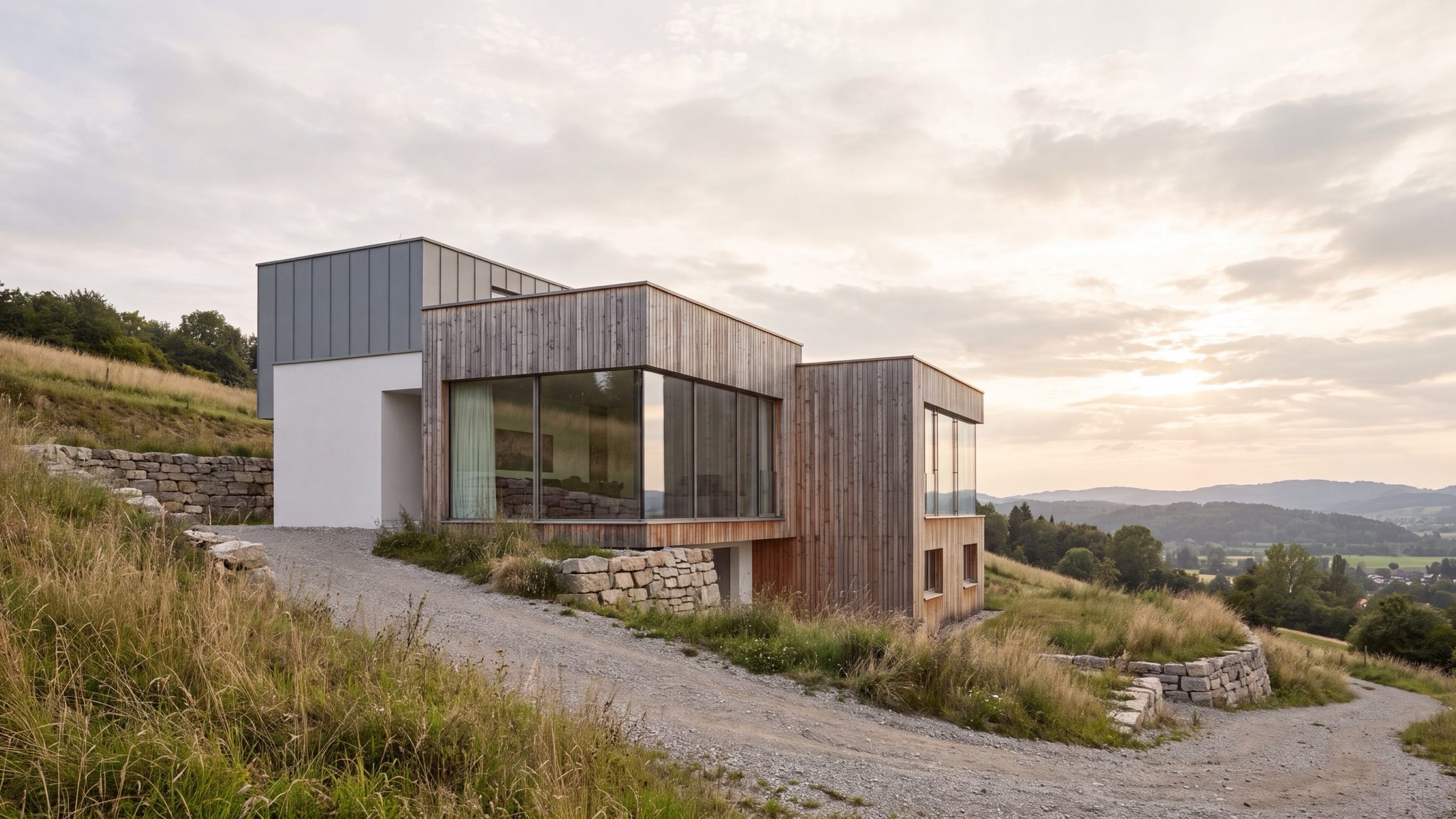 Wohnhaus am Hang in Solln, geplant von Beck Architektur